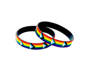 50 Pack Daniel Quasar Flag Silicone Bracelets (50 Bracelets) - Fundraising For A Cause