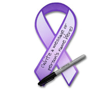 Load image into Gallery viewer, 50 Pack Domestic Violence Paper Purple Ribbons (50 Ribbons) - Fundraising For A Cause