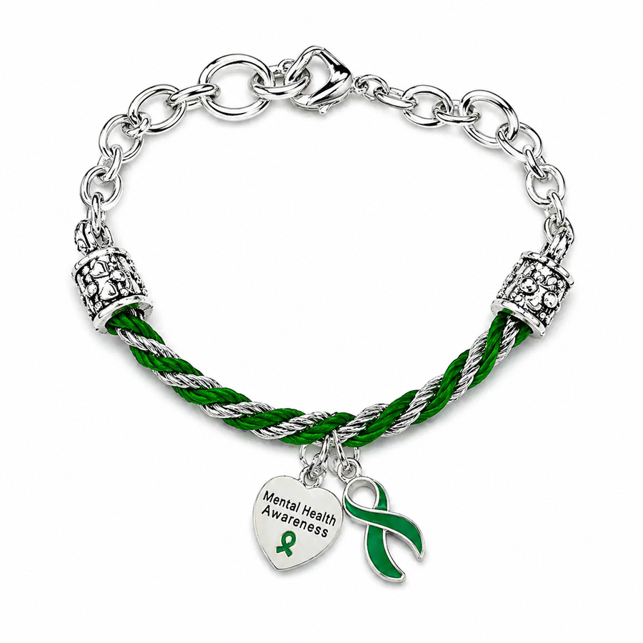 Mental Health Awareness Ribbon Bracelets