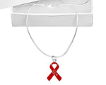 AIDS Awareness Red Ribbon Necklaces - Fundraising For A Cause