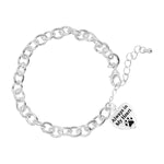 5 Pack Always in My Heart Chunky Charm Bracelets (5 Bracelets) - Fundraising For A Cause