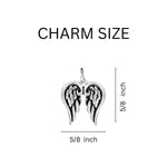 Angel Wings Religious Retractable Charm Bracelet - Fundraising For A Cause
