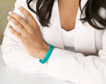 Anxiety Disorder Awareness Teal Silicone Bracelet Wristbands - Fundraising For A Cause