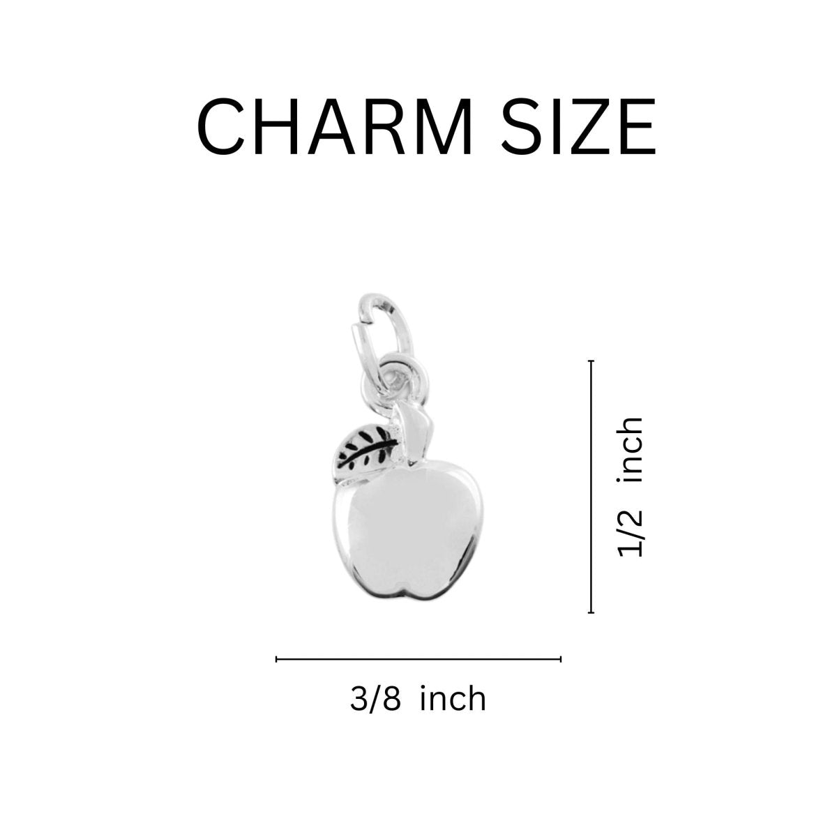 Apple Shaped Hanging Charms - Fundraising For A Cause