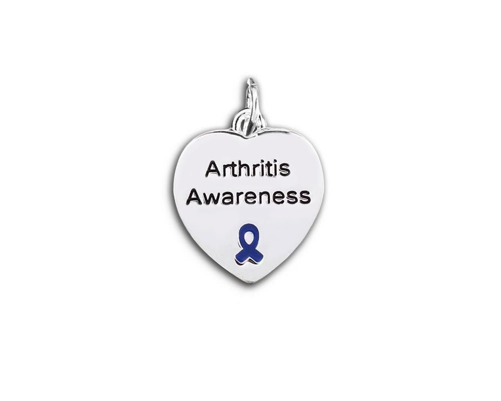 Arthritis Awareness Heart Charms