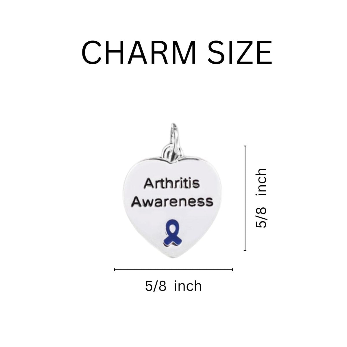 12 Pairs Arthritis Awareness Heart Earrings - Fundraising For A Cause