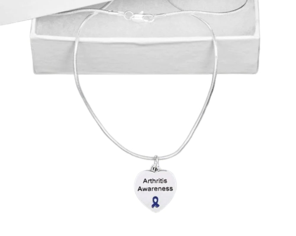 Arthritis Awareness Heart Necklaces - Fundraising For A Cause