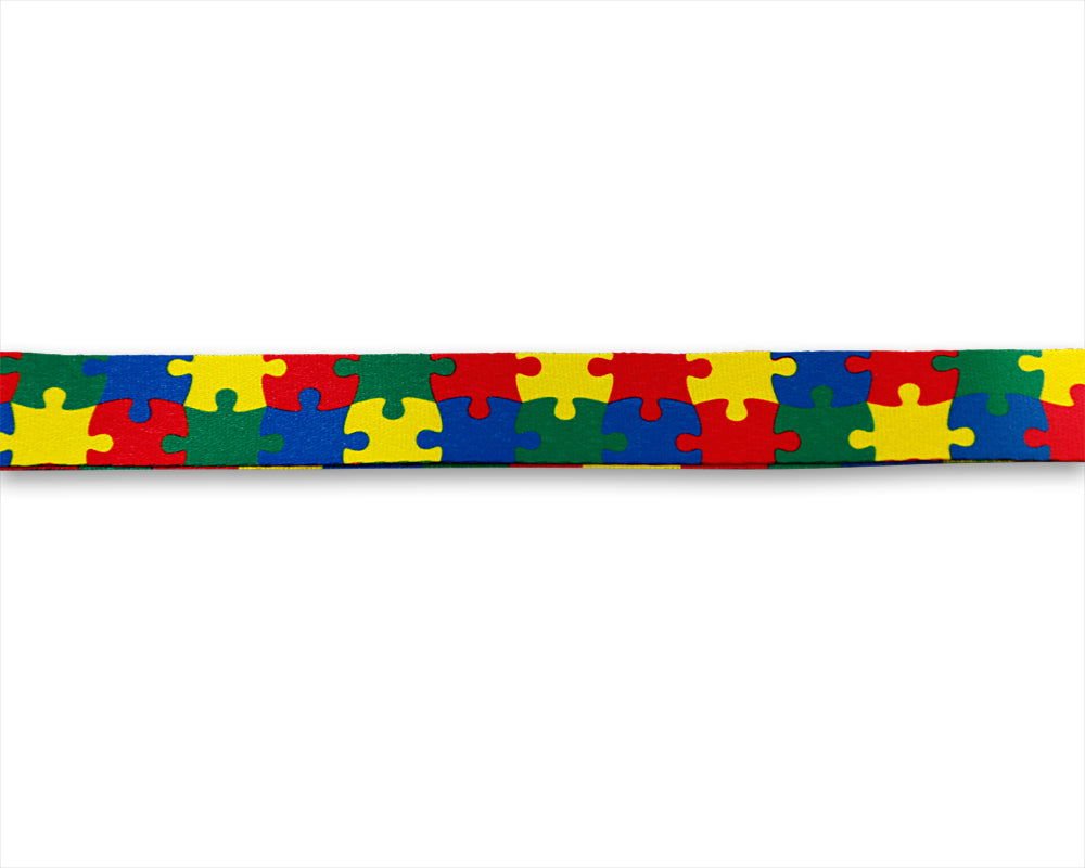 Autism Awareness Puzzle Piece Lanyards - Fundraising For A Cause