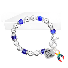 Load image into Gallery viewer, Where There Is Love Autism Ribbon Bracelets - Fundraising For A Cause