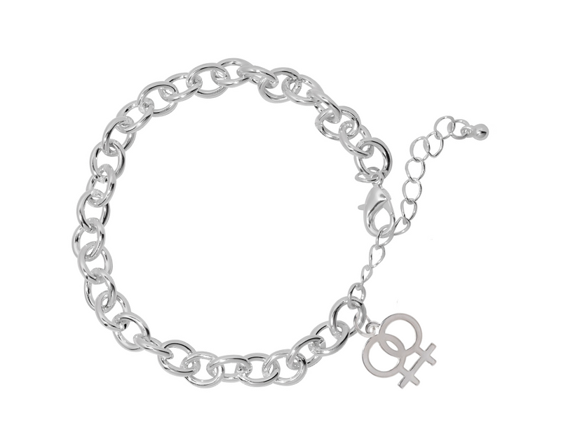 Chunky Same Sex Female Symbol Bracelets - Fundraising For A Cause