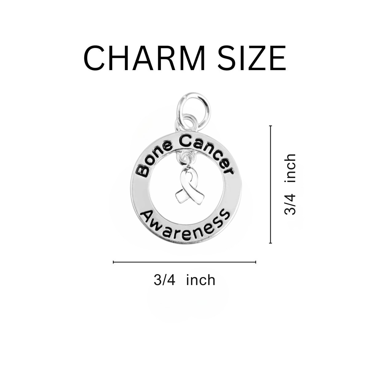 Bone Cancer Awareness Leather Cord Bracelets - Fundraising For A Cause