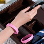 25 Pack Breast Cancer Pink Silicone Bracelets (25 Bracelets) - Fundraising For A Cause