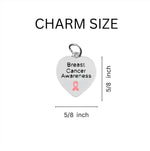 Breast Cancer Retractable Charm Bracelets - Fundraising For A Cause