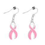 Breast Cancer Ribbon Earrings - Fundraising For A Cause