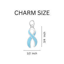 Load image into Gallery viewer, Large Light Blue Ribbon Charms - Fundraising For A Cause