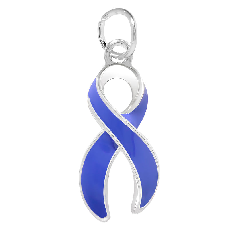 Large Periwinkle Ribbon Charms