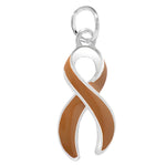 Large Brown Ribbon Charms Fundraising For A Cause
