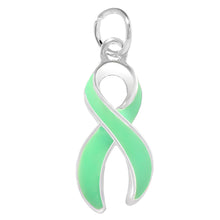 Load image into Gallery viewer, Large Light Green Ribbon Charms