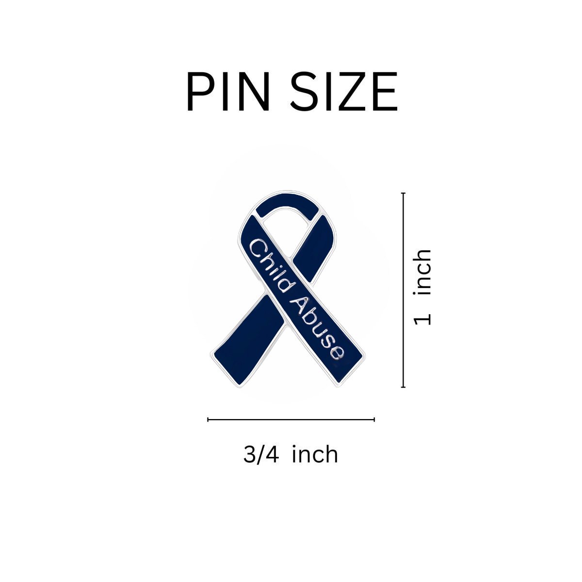 Child Abuse Awareness Ribbon Pins - Fundraising For A Cause
