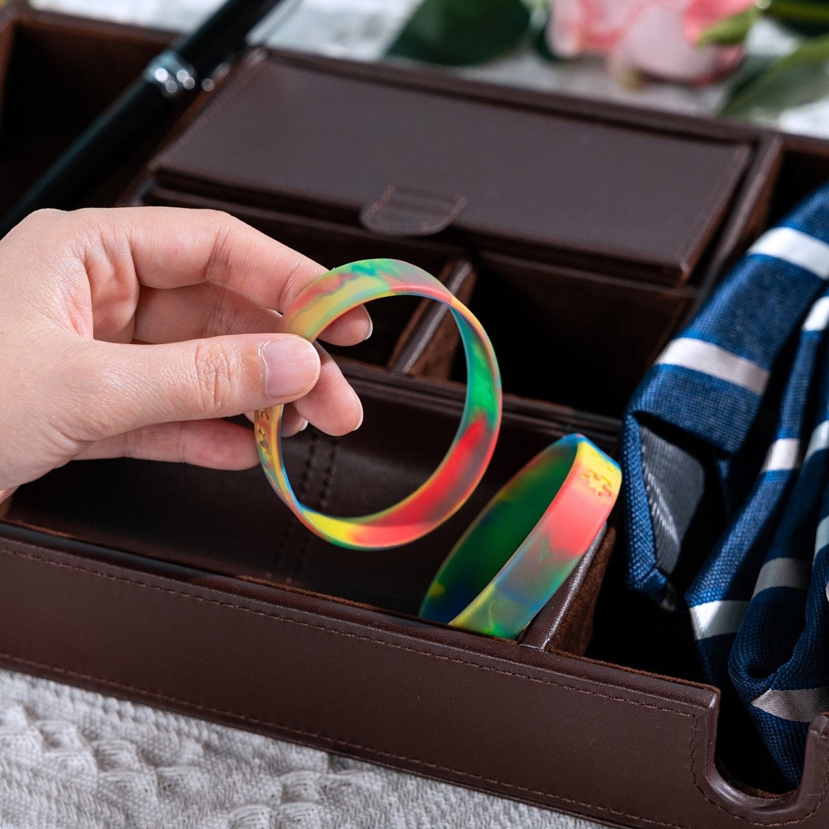 50Child Autism Awareness Silicone Bracelets - Fundraising For A Cause