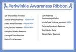 Child Periwinkle Silicone Bracelet Wristbands - Fundraising For A Cause