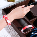 Child Red & White Awareness Silicone Bracelet Wristbands - Fundraising For A Cause