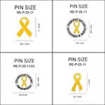 Childhood Cancer Ribbon Pins (Choose Your Pin) - Fundraising For A Cause