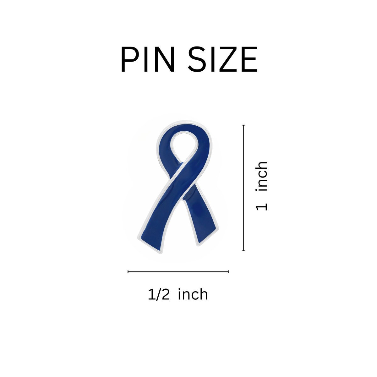 Colon Cancer Ribbon Lapel Pins - Fundraising For A Cause