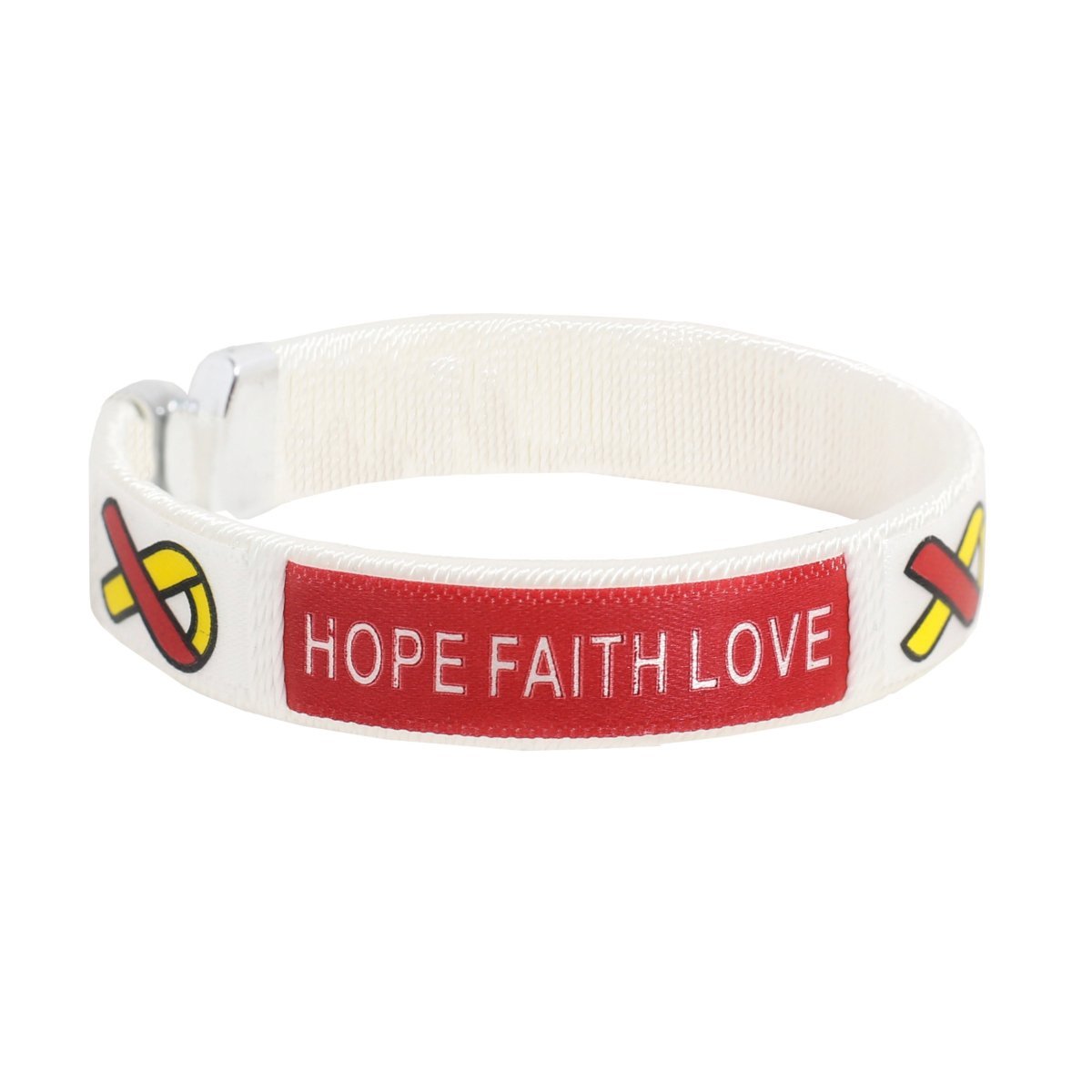 Coronavirus Disease Awareness Ribbon Bangle Bracelets