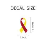 25 Coronavirus Disease (COVID - 19) Ribbon Decal/Sticker - Fundraising For A Cause