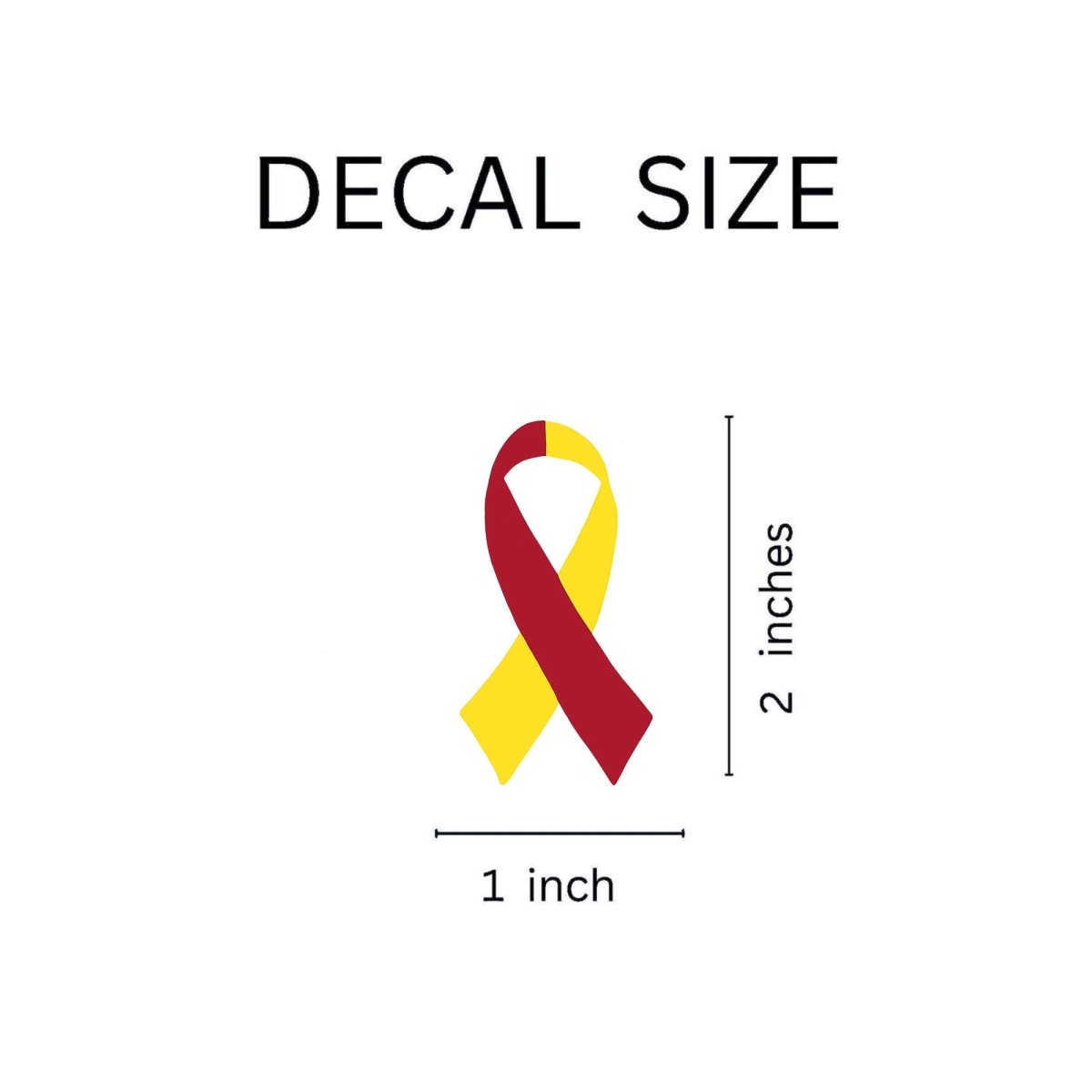 25 Coronavirus Disease (COVID - 19) Ribbon Decal/Sticker - Fundraising For A Cause