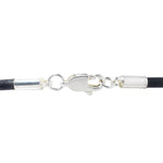 Crystal Heart Purple Ribbon Leather Cord Bracelets - Fundraising For A Cause