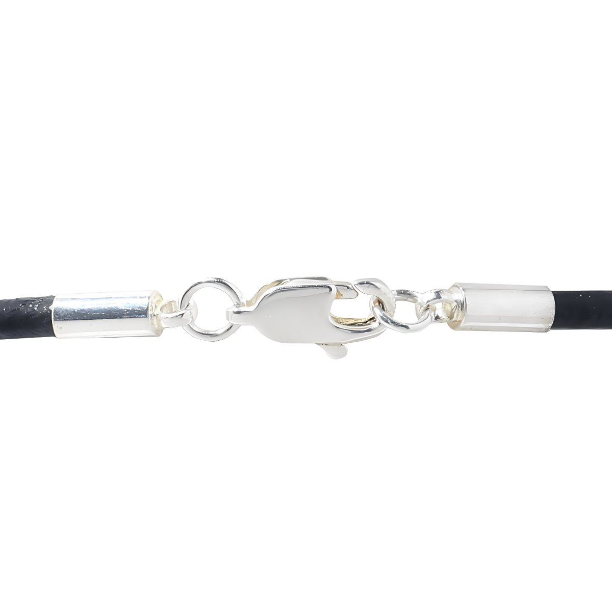 Daniel Quasar Flag Heart Charm on Black Leather Cord Bracelets - Fundraising For A Cause