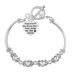 5 Pack Dogs Aren't My Whole Life Partial Beaded Bracelets (5 Bracelets) - Fundraising For A Cause