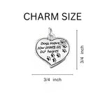 Dogs Leave Paw Prints Key Chains - Fundraising For A Cause