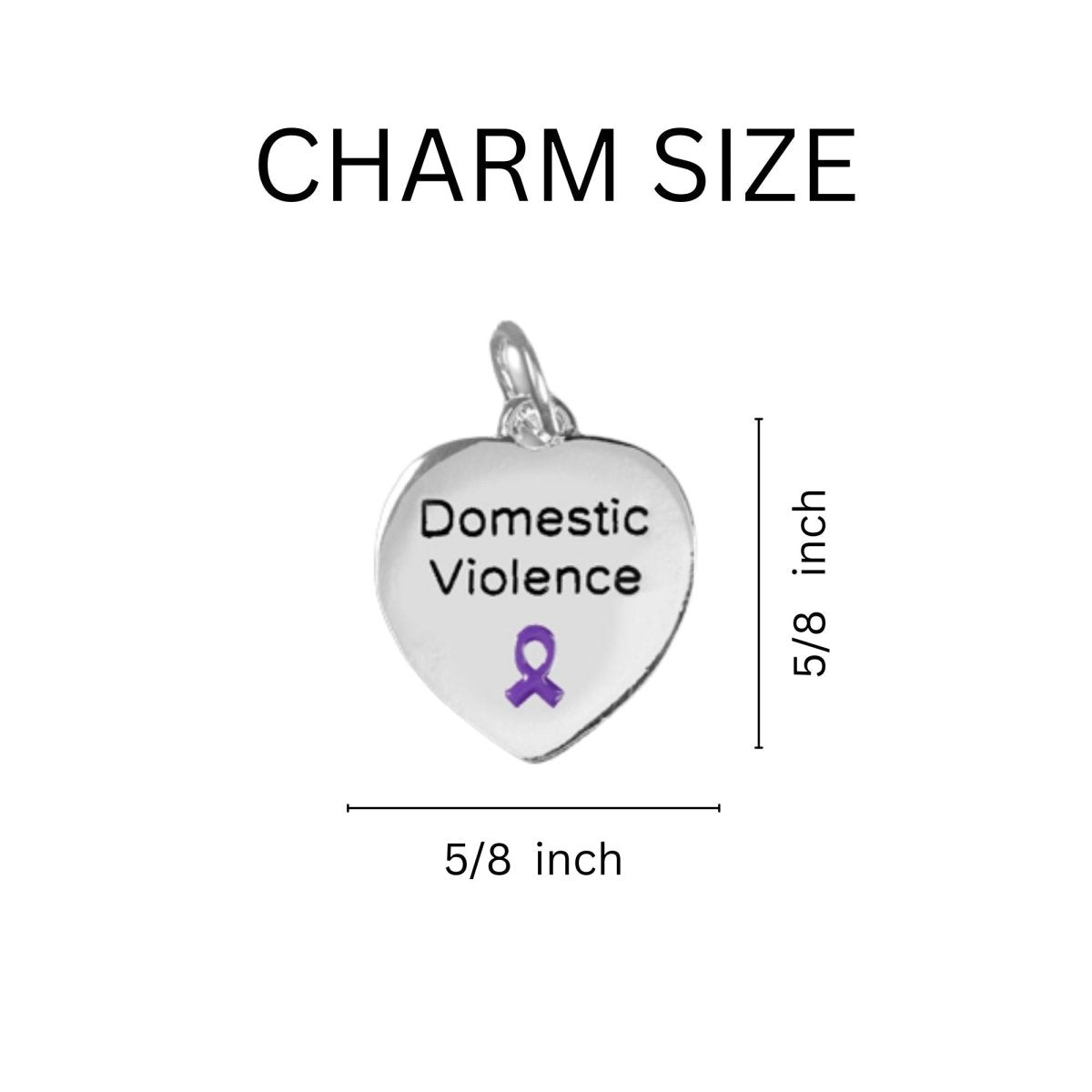 12 Pairs Domestic Violence Awareness Heart Earrings - Fundraising For A Cause