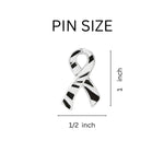 Ehlers Danlos Syndrome (EDS, hEDS) Zebra Ribbon Pins - Fundraising For A Cause