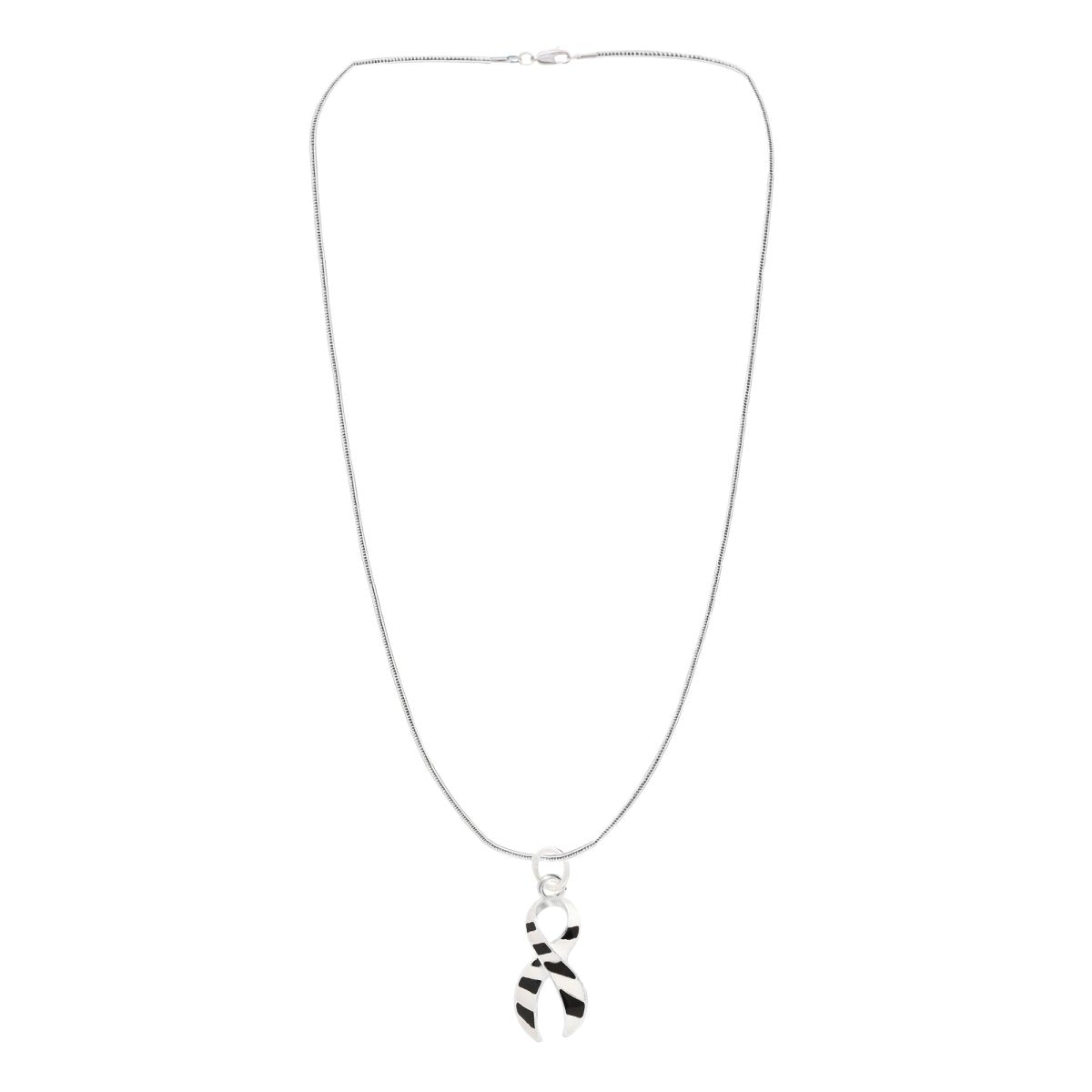 Ehlers Danlos (EDS, hEDS) Zebra Print Ribbon Necklaces - Fundraising For A Cause