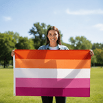 Sunset Lesbian 3 Feet by 5 Feet Nylon PRIDE Flag - Fundraising For A Cause