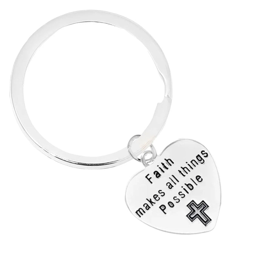 Faith Makes All Things Posible Key Chains - Fundraising For A Cause