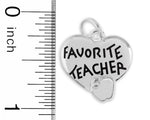 Favorite Teacher Heart Charms - Fundraising For A Cause