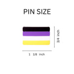 Gay Pride Silicone Pin Variety Pack Bundle (100 Pieces) - Fundraising For A Cause
