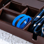 Guillain Barre Syndrome Awareness Dark Blue Silicone Bracelet Wristbands - Fundraising For A Cause