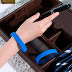 Guillain Barre Syndrome Awareness Dark Blue Silicone Bracelet Wristbands - Fundraising For A Cause