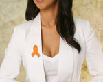 Gun Violence/Mass Shooting Orange Satin Awareness Pins - Fundraising For A Cause