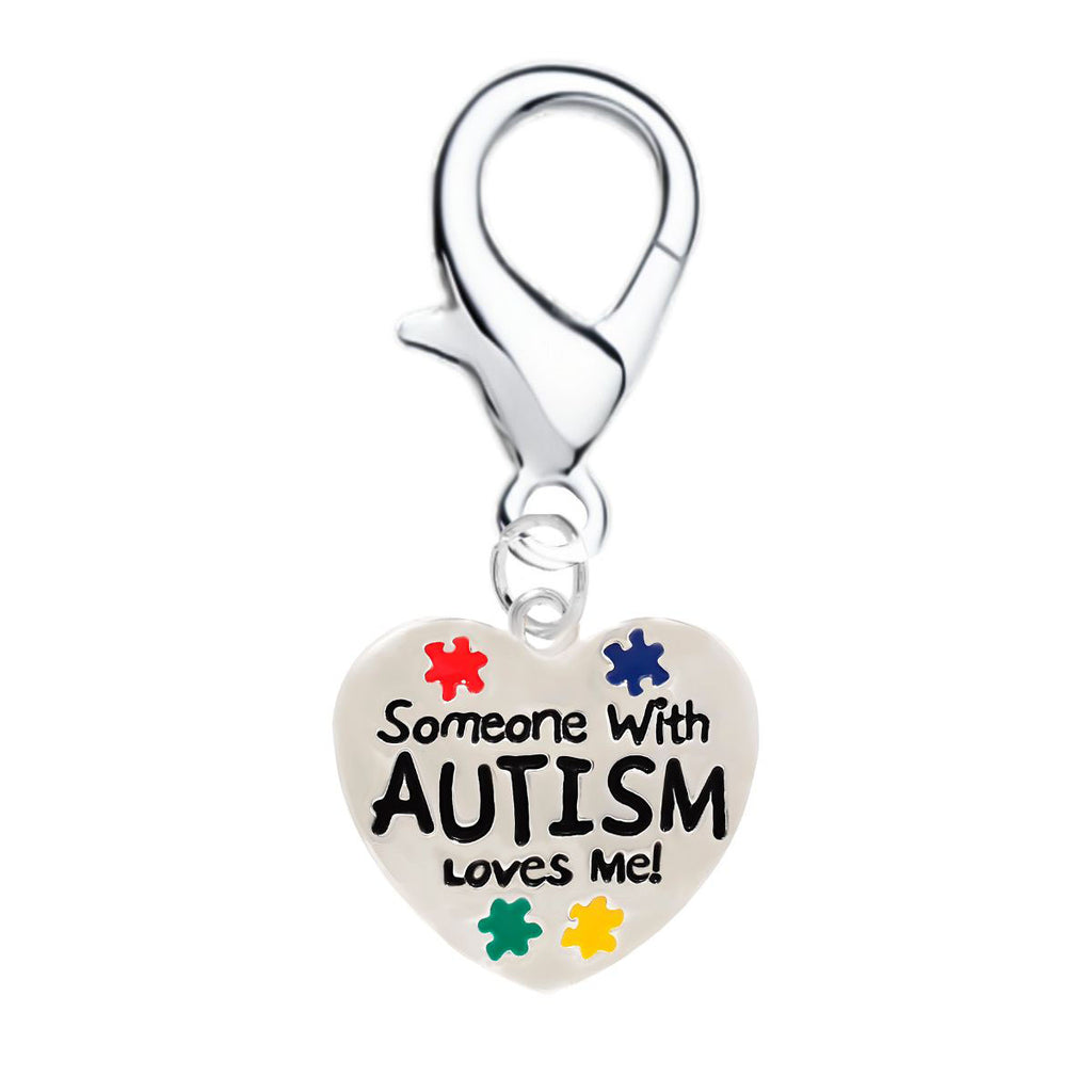 Someone With Autism Loves Me Hanging Charms Fundraising For A Cause