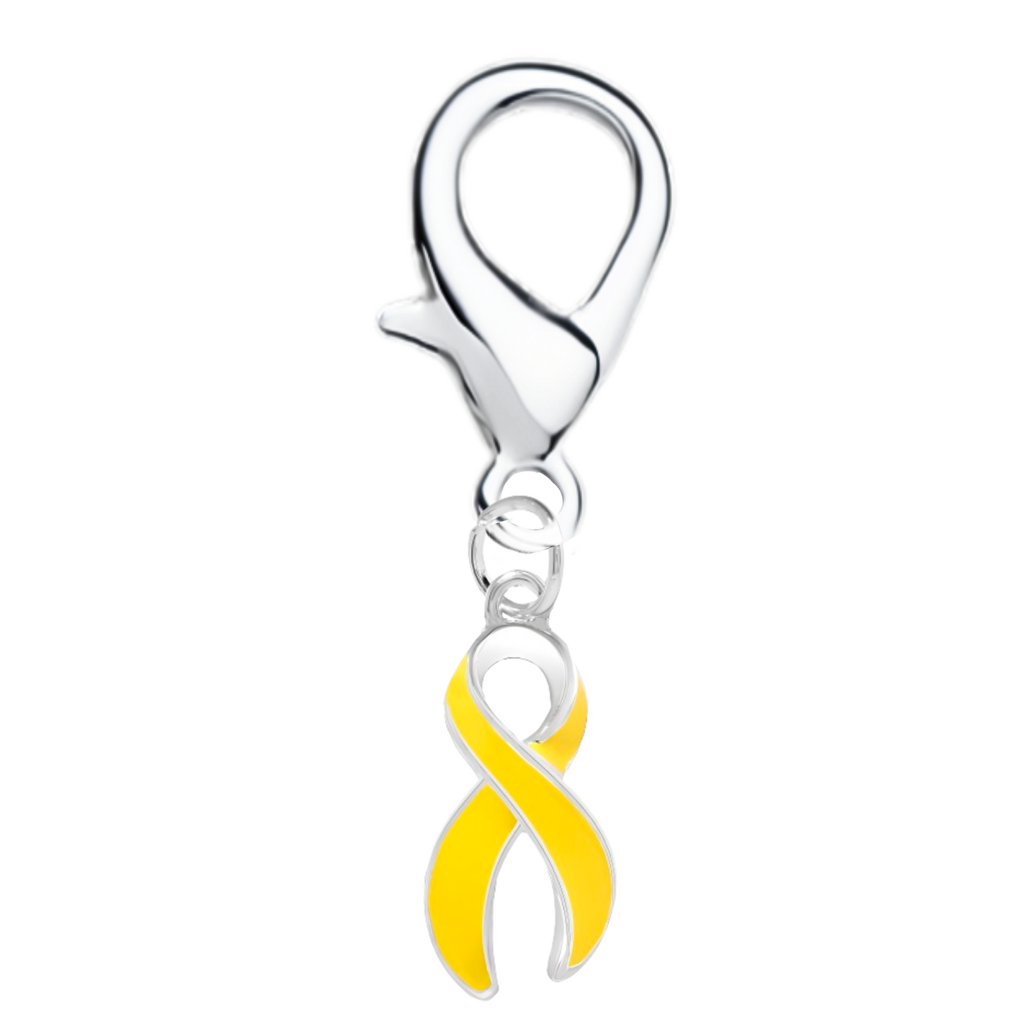 Large Yellow Ribbon Hanging Charms - Fundraising For A Cause