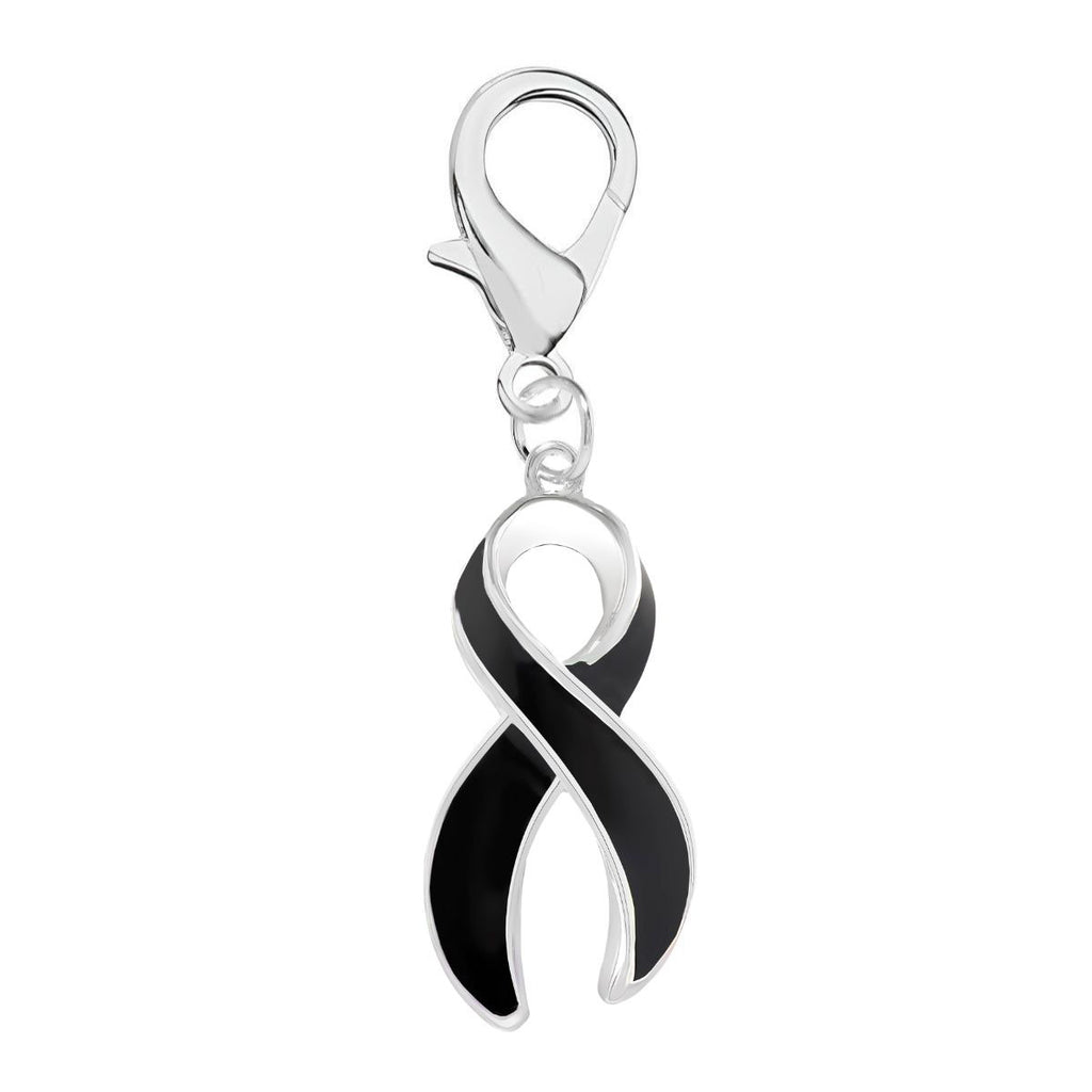 Large Black Ribbon Hanging Charms - Fundraising For A Cause