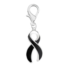 Load image into Gallery viewer, Large Black Ribbon Hanging Charms