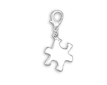 Load image into Gallery viewer, Large Autism Puzzle Piece Hanging Charms
